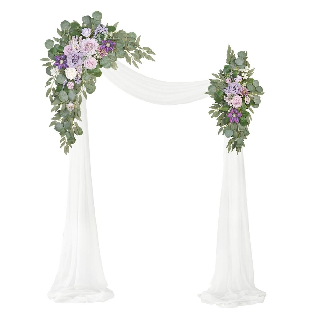 4538 Artificial Wedding Arch Flowers KitPack of 3,2Pcs Artificial Flower